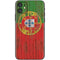 Portuguese Flag Dark Wood iPhone 11 Skin